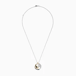 Effy Jewelry Seaside 14K Two-Tone Gold Diamond Dolphin Pendant | Necklaces & Pendants