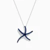 BH Multi Seaside 14K White Gold Sapphire Starfish Pendant | Necklaces & Pendants