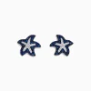 Effy Jewelry Seaside 14K White Gold Sapphire u0026 Diamond Starfish Studs, 0.82 TCW | Earrings