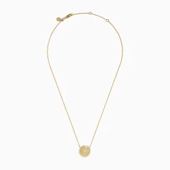 Effy Jewelry Seaside 14K Yellow Gold Diamond Starfish Necklace | Necklaces & Pendants