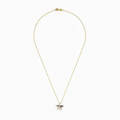 Effy Jewelry Seaside 14K Yellow Gold Diamond Starfish Pendant | Necklaces & Pendants