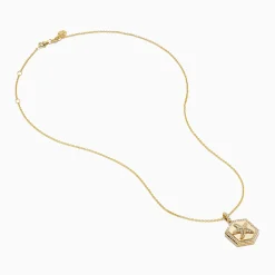 Effy Jewelry Seaside 14K Yellow Gold Diamond Starfish Locket Pendant | Necklaces & Pendants