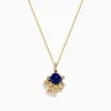 Effy Jewelry Seaside 14K Yellow Gold Lapis Lazuli Octopus Pendant | Necklaces & Pendants
