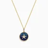 Effy Jewelry Seaside 14K Yellow Gold Sapphire and Diamond Starfish Pendant | Necklaces & Pendants