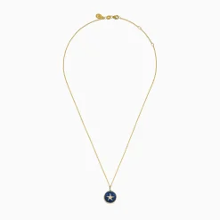 Effy Jewelry Seaside 14K Yellow Gold Sapphire and Diamond Starfish Pendant | Necklaces & Pendants