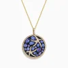 Effy Jewelry Seaside 14K Yellow Gold Tanzanite u0026 Diamond Starfish Pendant | Necklaces & Pendants