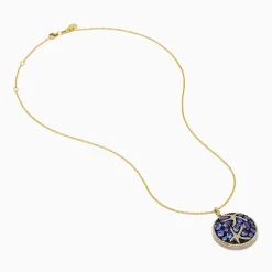 Effy Jewelry Seaside 14K Yellow Gold Tanzanite u0026 Diamond Starfish Pendant | Necklaces & Pendants