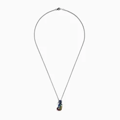 Effy Jewelry 925 Seaside Sterling Silver Multi Sapphires Seahorse Pendant | Necklaces & Pendants