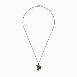 Effy Jewelry 925 Seaside Sterling Silver Multi Sapphires Turtle Pendant | Necklaces & Pendants