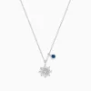 BH Multi Seaside Sterling Silver Diamond and Sapphire Ship Wheel Pendant | Necklaces & Pendants