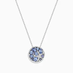 BH Multi Seaside Sterling Silver Tanzanite and Diamond Starfish Pendant | Necklaces & Pendants