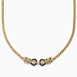 Effy Jewelry Signature 14K Gold White and Black Diamond Necklace | Necklaces & Pendants