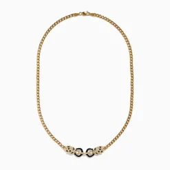 Effy Jewelry Signature 14K Gold White and Black Diamond Necklace | Necklaces & Pendants