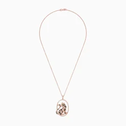 Effy Jewelry Signature 14K Rose Gold Diamond and Emerald Panther Pendant, 1.75 TCW | Necklaces & Pendants