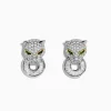 Effy Jewelry Signature 14K Two Tone Gold Emerald and Diamond Earrings | Earrings