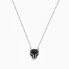 BH Multi Signature 14K White Gold Black Diamond u0026 Emerald Necklace, 0.61 TCW | Necklaces & Pendants