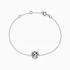 Effy Jewelry Signature 14K White Gold Diamond and Emerald Panther Bracelet | Bracelets