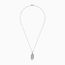 Effy Jewelry Signature 14K White Gold Diamond u0026 Emerald Pendant, 0.79 TCW | Necklaces & Pendants
