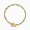 Effy Jewelry Signature 14K Yellow Gold Diamond Tennis Bracelet with Panther Clasp | Bracelets