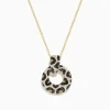 BH Multi Signature 14K Yellow Gold Diamond Spot Pendant | Necklaces & Pendants