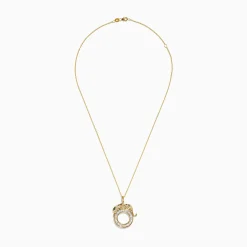 Effy Jewelry Signature 14K Yellow Gold Diamond and Emerald Pendant | Necklaces & Pendants