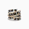 Effy Jewelry Signature 14k Yellow Gold Panther Spot Diamond Statement Ring | Rings
