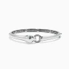 Effy Jewelry Signature Sterling Silver Diamond and Tsavorite Panther Bangle, 0.10TCW | Bracelets