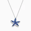 Effy Jewelry 925 Silver Tanzanite and Diamond Starfish Pendant | Necklaces & Pendants