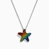 Effy Jewelry Splash 925 Sterling Silver Multi Color Sapphire Starfish Pendant | Necklaces & Pendants