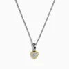 Effy Jewelry 925 Sterling Silver and 18K Yellow Gold Diamond Heart Pendant | Necklaces & Pendants