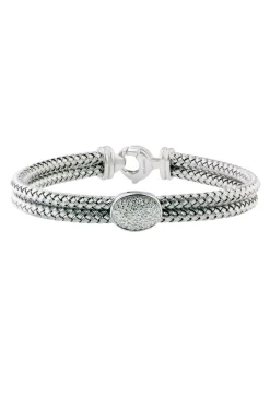 Effy Jewelry 925 Sterling Silver and Diamond Bracelet, .15 TCW | Bracelets