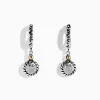 Effy Jewelry 925 Sterling Silver and 18K Yellow Gold Diamond Drop Earrings | Earrings