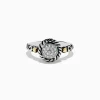 Effy Jewelry 925 Sterling Silver and 18K Yellow Gold Diamond Ring | Rings