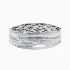 BH Multi 925 Sterling Silver Bangle, 0.43 TCW | Bracelets
