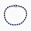 BH Multi 925 Sterling Silver Blue Sapphire Tennis Bracelet | Bracelets