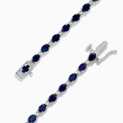 BH Multi 925 Sterling Silver Blue Sapphire Tennis Bracelet | Bracelets
