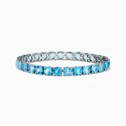 Effy Jewelry 925 Sterling Silver Blue Topaz Bracelet | Bracelets