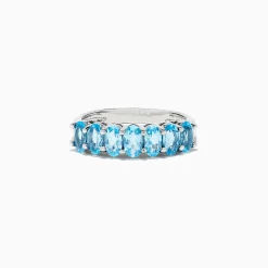 BH Multi 925 Sterling Silver Blue Topaz Ring, 1.95 TCW | Rings