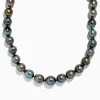 Effy Jewelry Sterling Silver Cultured Tahitian Pearl Necklace | Necklaces & Pendants