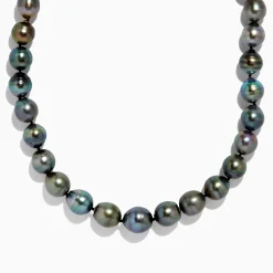 Effy Jewelry Sterling Silver Cultured Tahitian Pearl Necklace | Necklaces & Pendants