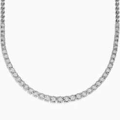 Effy Jewelry 925 Sterling Silver Diamond Necklace, 0.31 TCW | Necklaces & Pendants