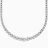 Effy Jewelry 925 Sterling Silver Diamond Bouquet Necklace | Necklaces & Pendants