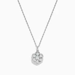 Effy Jewelry 925 Sterling Silver Diamond Cluster Pendant | Necklaces & Pendants