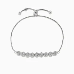 BH Multi 925 Sterling Silver Diamond Bolo Bracelet, 0.22 TCW | Bracelets