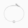 BH Multi 925 Sterling Silver Diamond Peace Sign Bracelet | Bracelets