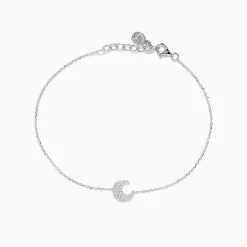 BH Multi 925 Sterling Silver Diamond Moon Bracelet | Bracelets