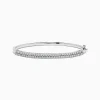 BH Multi 925 Sterling Silver Diamond Bangle | Bracelets
