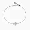 Effy Jewelry 925 Sterling Silver Diamond Cross Bracelet | Bracelets
