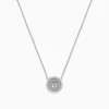 BH Multi 925 Sterling Silver Diamond Initial Letter "U" Necklace, 0.15 TCW | Necklaces & Pendants