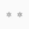 Effy Jewelry 925 Sterling Silver Diamond Star of David Earrings | Earrings